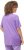 Ulla Popken Essential Notch Neck Stretch Tee Pale Lilac - T-shirt - 