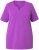 Ulla Popken Essential Notch Neck Stretch Tee Purple - T-shirt - 