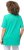 Ulla Popken Essential Square Neck Stretch Tee Turquoise Green - T-shirt - 
