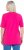 Ulla Popken Essential Square Neck Stretch Tee Magenta Pink - T-shirt - 