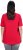 Ulla Popken Essential Square Neck Stretch Tee Red - T-shirt - 