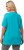 Ulla Popken Essential Square Neck Stretch Tee Deep Aqua - T-shirt - 