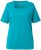 Ulla Popken Essential Square Neck Stretch Tee Teal - T-shirt - 