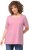 Ulla Popken Essential Square Neck Stretch Tee Light Pink - T-shirt - 