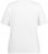 Ulla Popken Double Layer Rounded V-Neck Slim Fit Tee Snow White - T-shirt - 
