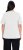 Ulla Popken Double Layer Rounded V-Neck Slim Fit Tee Snow White - T-shirt - 