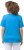 Ulla Popken Double Layer Rounded V-Neck Slim Fit Tee Sapphire Blue - T-shirt - 