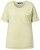 Ulla Popken Cold Dye Ruffle Edge Pocket Tee Pistachio - T-shirt - 