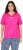 Ulla Popken Lace Trim Short Sleeve Tee Bold Pink - T-shirt - 