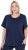 Ulla Popken UPF 50 Quick Drying Tee Navy - T-shirt - 