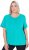 Ulla Popken UPF 50 Quick Drying Tee Turquoise - T-shirt - 