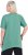 Ulla Popken Quick Drying Pointed Hem Stretch Fit Tee Ivy Green - T-shirt - 