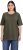 Ulla Popken Basic Round Neck Short Sleeve Relaxed Fit T-Shirt Olive Grey - T-shirt - 