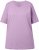 Ulla Popken Basic Round Neck Short Sleeve Relaxed Fit T-Shirt Lavender Pink - T-shirt - 