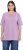 Ulla Popken Basic Round Neck Short Sleeve Relaxed Fit T-Shirt Lavender Pink - T-shirt - 