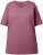 Ulla Popken Basic Round Neck Short Sleeve Relaxed Fit T-Shirt Dark Rose Red - T-shirt - 