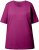 Ulla Popken Basic Round Neck Short Sleeve Relaxed Fit T-Shirt Berry Purple - T-shirt - 