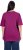 Ulla Popken Basic Round Neck Short Sleeve Relaxed Fit T-Shirt Berry Purple - T-shirt - 