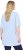 Ulla Popken Basic Round Neck Short Sleeve T-Shirt Light Blue - T-shirt - 