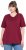 Ulla Popken Eco Cotton Basic T-Shirt 2-Pack Red/Navy - T-shirt - 