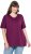 Ulla Popken Eco Cotton Basic T-Shirt 2-Pack Black/Red - T-shirt - 