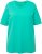 Ulla Popken Essential Round Neck Stretch Tee Turquoise - T-shirt - 