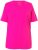 Ulla Popken Essential Round Neck Stretch Tee Magenta Pink - T-shirt - 