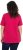 Ulla Popken Essential Round Neck Stretch Tee Dark Raspberry - T-shirt - 