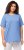 Ulla Popken Essential Round Neck Stretch Tee Cloud Blue - T-shirt - 