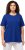 Ulla Popken Essential Round Neck Stretch Tee Cobalt Blue - T-shirt - 