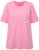 Ulla Popken Essential Round Neck Stretch Tee Light Pink - T-shirt - 
