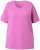 Ulla Popken Essential Round Neck Stretch Tee Cool Pink - T-shirt - 
