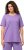 Ulla Popken Essential Round Neck Stretch Tee Pale Lilac - T-shirt - 