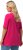 Ulla Popken Essential Round Neck Stretch Tee Fuchsia Pink - T-shirt - 