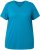 Ulla Popken Functional Antibacterial Finish V-Neck Short Sleeve Knit Top Opal Green - T-shirt - 