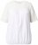 Ulla Popken Lace Yoke Short Sleeve T-Shirt Snow White - T-shirt - 
