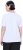 Ulla Popken Satin Trimmed Ribbed Jersey Short Sleeve T-Shirt Snow White - T-shirt - 