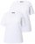 Ulla Popken Scoop Neck Short Sleeve Tee White - T-shirt - 