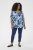 Kaffe Curve Aliana Tunic Blue Flower Animal - Tuniche - 