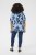 Kaffe Curve Aliana Tunic Blue Flower Animal - Tuniche - 