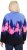Ulla Popken Alpine Landscape Fleece Jacket Cloud Blue - Felpe & felpe con cappuccio - 