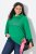 Ulla Popken HELLO Classic Fit Stand-Up Collar Sweatshirt Emerald Green - Felpe & felpe con cappuccio - Felpe, Hoodie e Maglieria Calda