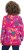Ulla Popken Ribbon Print Turtleneck Sweatshirt Cherry Red - Felpe & felpe con cappuccio - 
