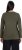 Ulla Popken Basic Round Neck Long Sleeve Slim Fit Cotton Tee Olive - T-shirt - 