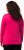 Ulla Popken Basic Round Neck Long Sleeve Slim Fit Cotton Tee Magenta Pink - T-shirt - 