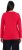 Ulla Popken Basic Round Neck Long Sleeve Slim Fit Cotton Tee Red - T-shirt - 