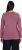 Ulla Popken Basic Round Neck Long Sleeve Slim Fit Cotton Tee Dark Rose - T-shirt - 