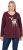 Ulla Popken Fawn Long Sleeve Graphic Tee Plum - T-shirt stampate da donna - 