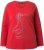 Ulla Popken Holiday Long Sleeve Graphic Tee Salsa Red - T-shirt stampate da donna - 