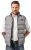 JP1880 Quilted Vest Outdoor Stand-up Collar Grey - Giubbotti - Giubbotti Uomo Taglie Forti
